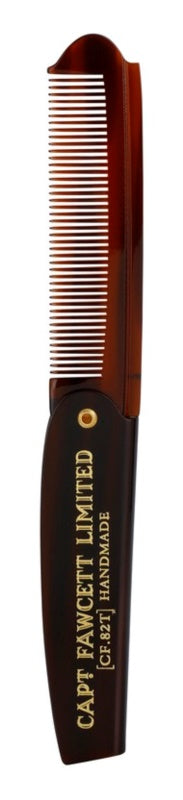 Captain Fawcett Beard folding comb (CF.82T) 19.3 cm