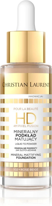 Christian Laurent Pour La Beauté long-lasting matte make-up 102 Rose Beige 32 ml