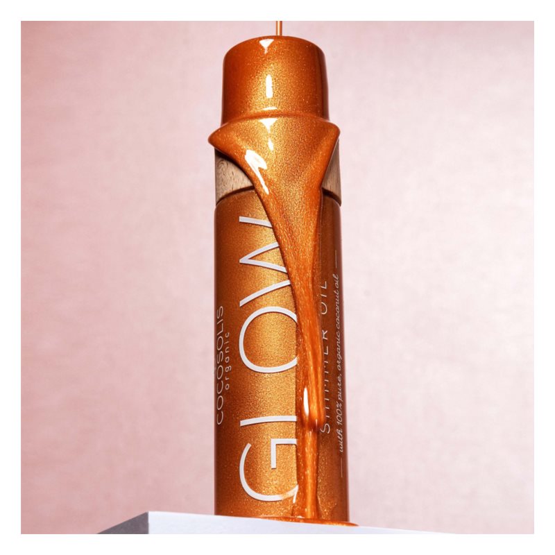 COCOSOLIS GLOW brightening oil with glitter Cookies Scent 110 ml