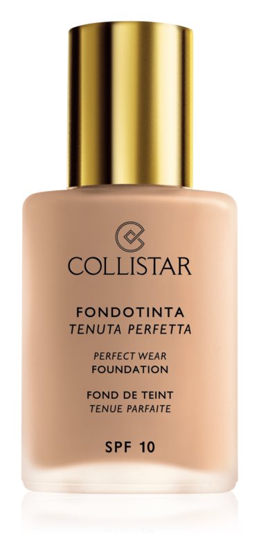 Collistar Perfect Wear Foundation waterproof liquid make-up SPF 10 30 ml