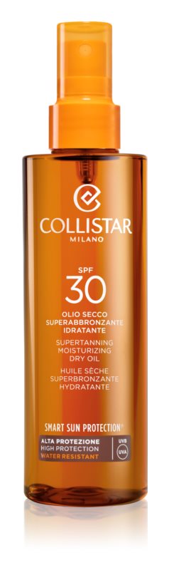 Collistar Smart Sun Protection Supertanning Moisturizing Dry Oil SPF 30 - 200 ml