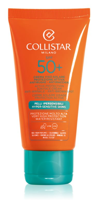 Collistar Special Perfect Tan Active Protection Sun Face Cream 50 ml