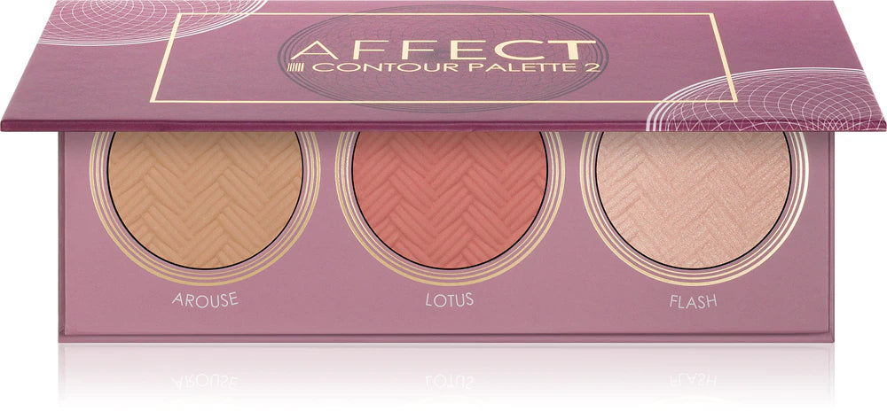 Affect Contour Palette 2 highlighter, bronzer and blush