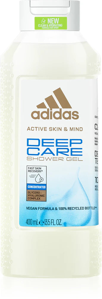 Adidas Deep Care Caring shower gel with hyaluronic acid 400 ml