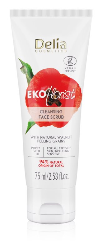 Delia Cosmetics from Ekoflor cleansing face scrub 75 ml