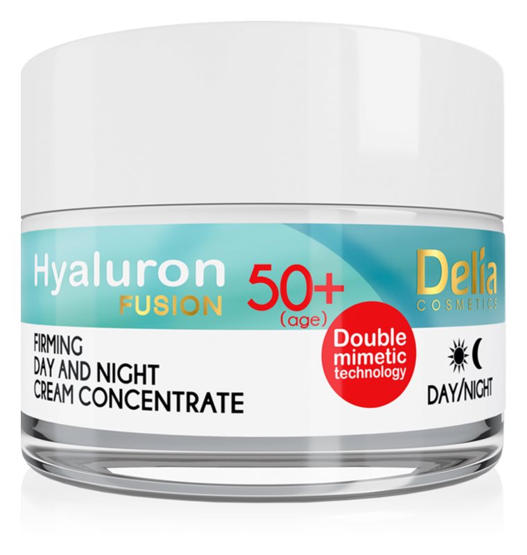 Delia Cosmetics Hyaluron Fusion 50+ firming anti-wrinkle cream 50 ml
