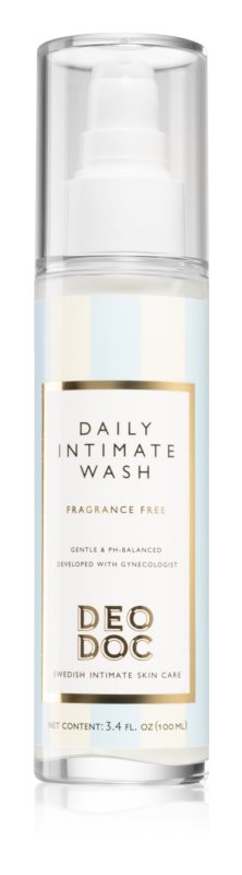 DeoDoc Daily Intimate Wash Fragrance Free 100 ml
