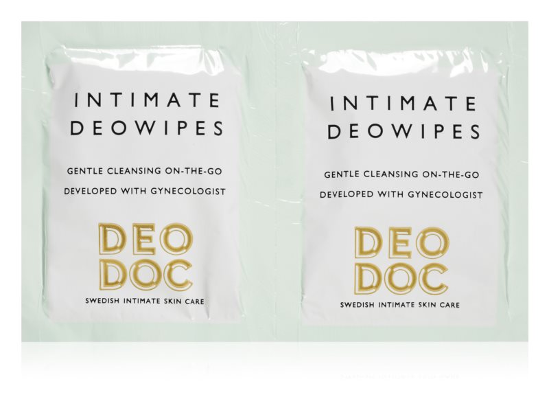 DeoDoc Intimate DeoWipes Jasmine Pear 10 pcs