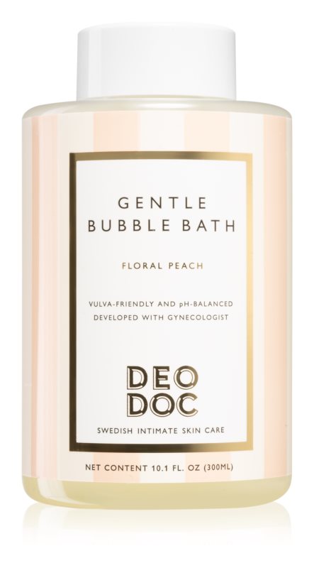 DeoDoc Gentle Bubble Bath Floral Peach 300 ml