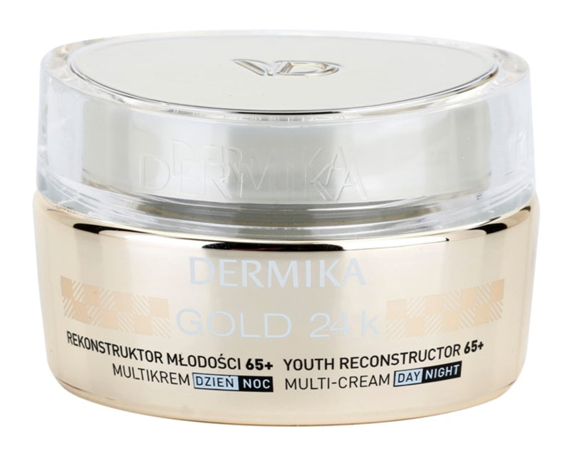 Dermika Gold 24k Total Benefit luxurious rejuvenating cream 65+; 50 ml