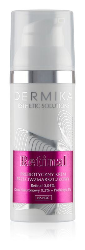 Dermika Retinal night anti-wrinkle cream with prebiotics 50 ml