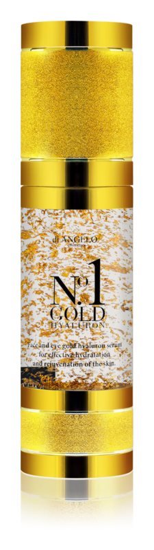 Di Angelo Cosmetics No1 Gold hyaluronic serum for immediate skin brightening and rejuvenation 30 ml