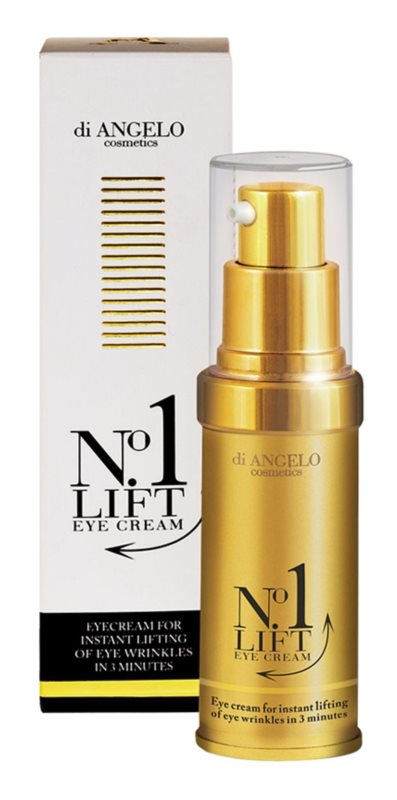 Di Angelo Cosmetics No1 Lift eye cream for immediate wrinkle smoothing 15 ml