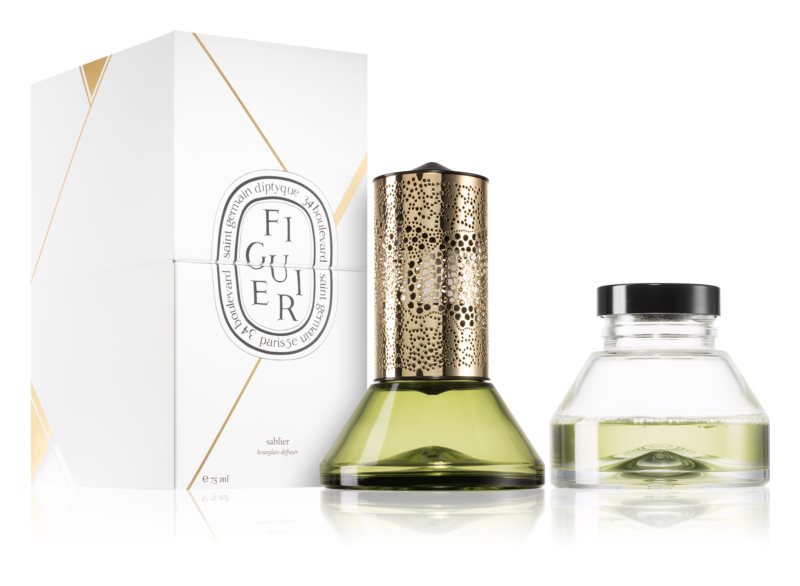 Diptyque Figuier aroma diffuser with Hourglass filling 75 ml