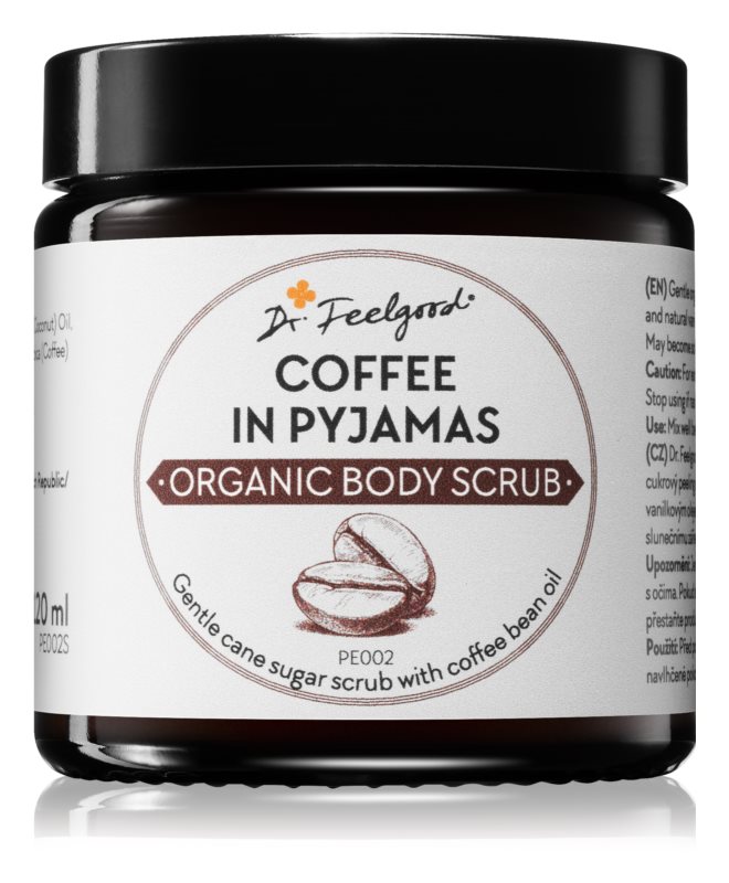 Dr. Feelgood Coffee in Pajamas Organic Body Scrub 120 ml