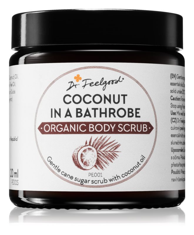 Dr. Feelgood Coconut in a Bathrobe Organic Body Scrub 120 ml