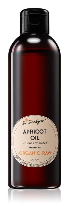 Dr. Feelgood Organic Raw cold pressed apricot oil 200 ml