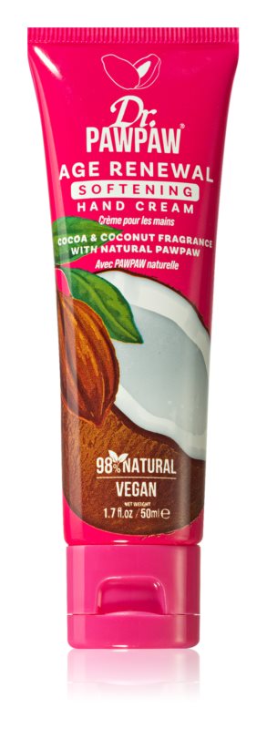 Dr. Pawpaw Age Renewal softening cream for hands and nails Cocoa & Coconut 50 ml