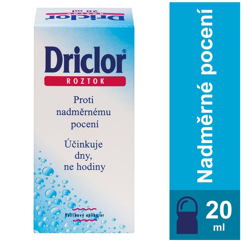 Driclor solution skin care against excessive sweat 20ml