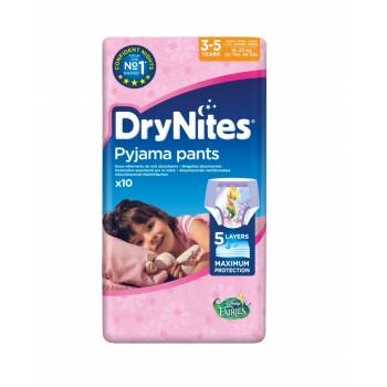 Huggies DryNites Girl 3-5 years diaper 10 pcs