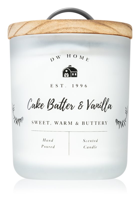 DW Home Farmhouse Cake Batter & Vanilla scented candle