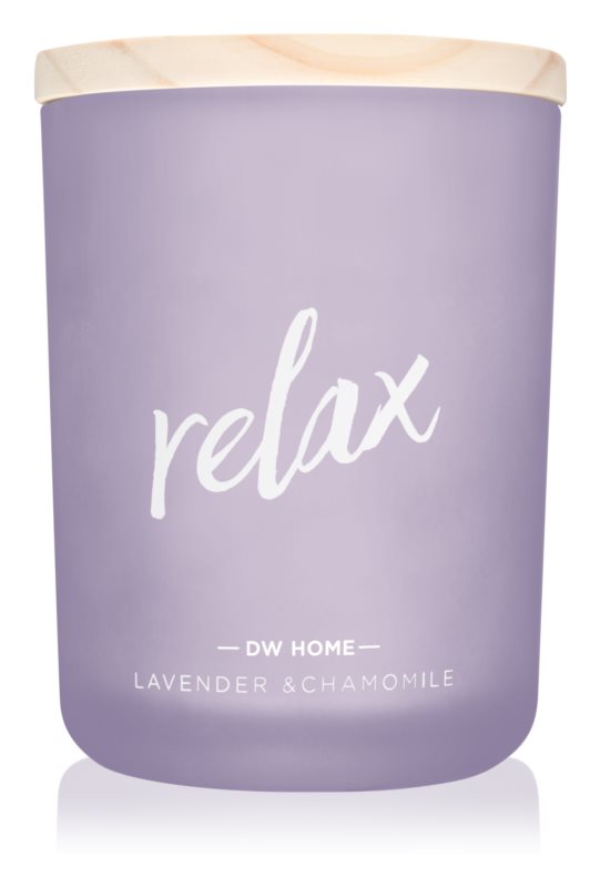 DW Home Zen Relax Lavender & Chamomile scented candle 210 g