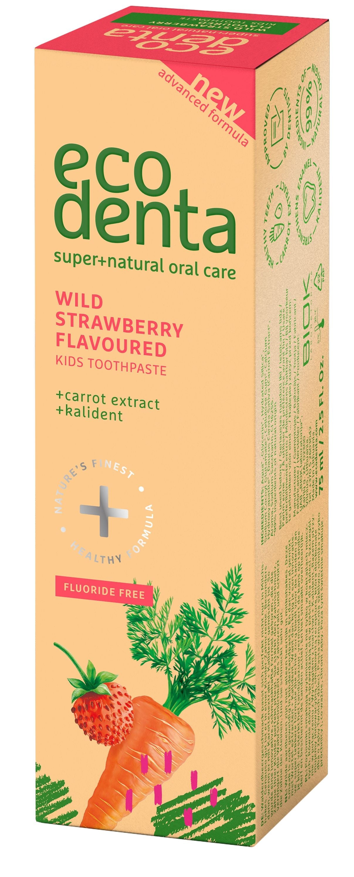 ECODENTA Strawberry Toothpaste 75 ml