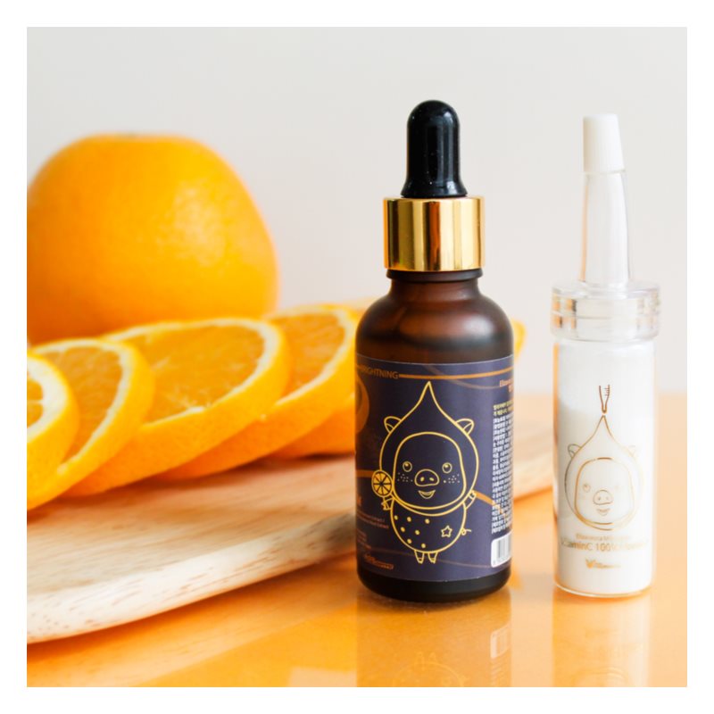 Elizavecca Milky Piggy Vita-Multi Whitening Serum & 100% Vitamin C Powder