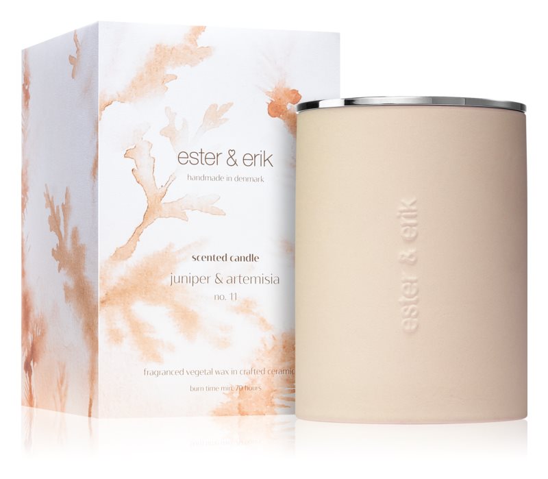 ester & erik scented candle juniper & artemisia (no. 11) 350 g