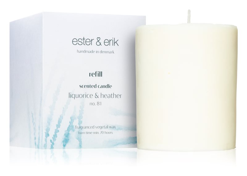 ester & erik scented candle liquorice & heather (no. 81) Refill 350 g
