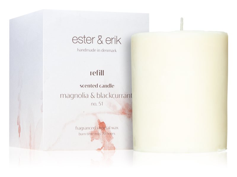 ester & erik scented candle magnolia & blackcurrant (no. 51) Refill 350 g