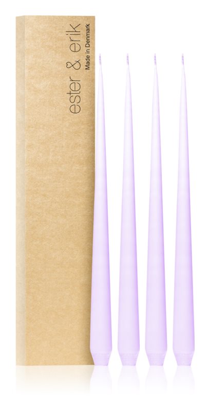 ester & erik taper candle crocus delight (no. 07) 4x32 cm