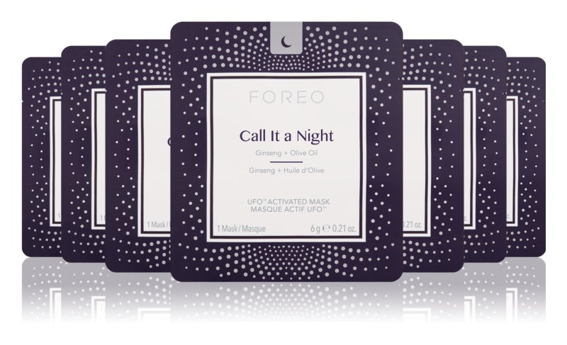FOREO ™ UFO Call It a Night Night revitalizing mask for skin renewal with nourishing effect 7 x 6 g