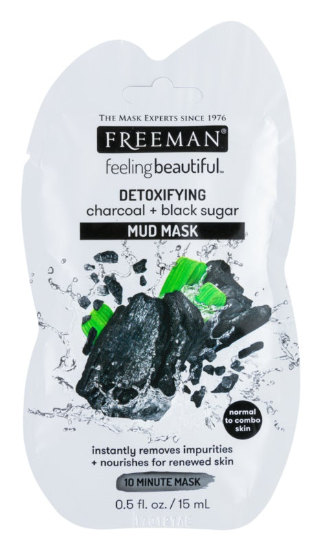 Freeman Feeling Beautiful Charcoal & Black Sugar Mud Mask