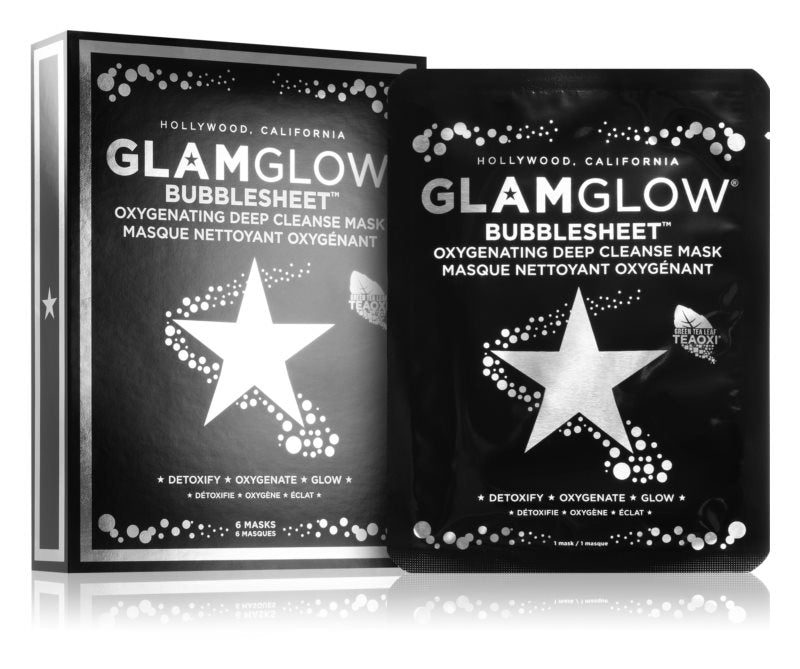 Glamglow Bubblesheet deep cleansing mask 6 pcs