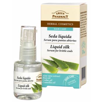 Green Pharmacy Liquid silk serum for fragile hair 30 ml