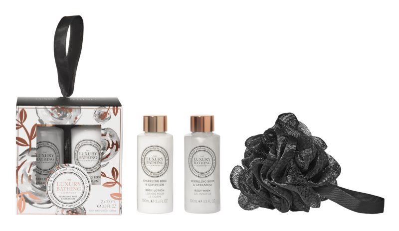 Grace Cole Luxury Bathing Sparkling Rose & Geranium gift set