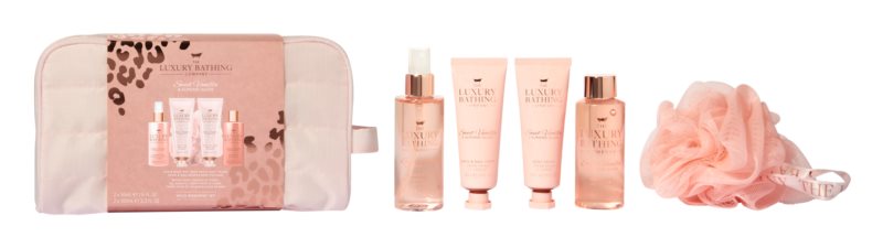Grace Cole Luxury Bathing Sweet Vanilla & Almond Glaze gift set (for body and hair)