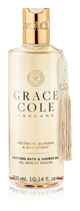 Grace Cole Nectarine Blossom & Grapefruit soothing bath and shower gel 300 ml