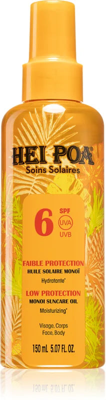Hei Poa Monoi Suncare spray tan oil SPF 6 - 150 ml