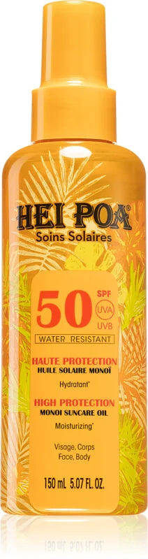Hei Poa Monoi Suncare dry suntan oil SPF 50 - 150 ml