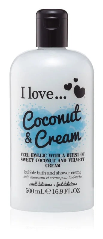 I love... Coconut & Cream Bubble bath & shower cream 500 ml