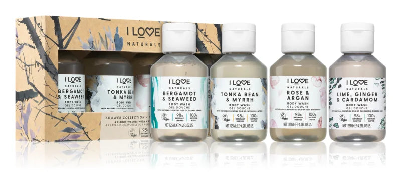 I love... Natural Shower Collection gift set