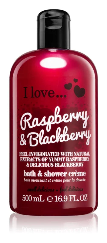 I love... Raspberry & Blackberry shower and bath cream 500 ml