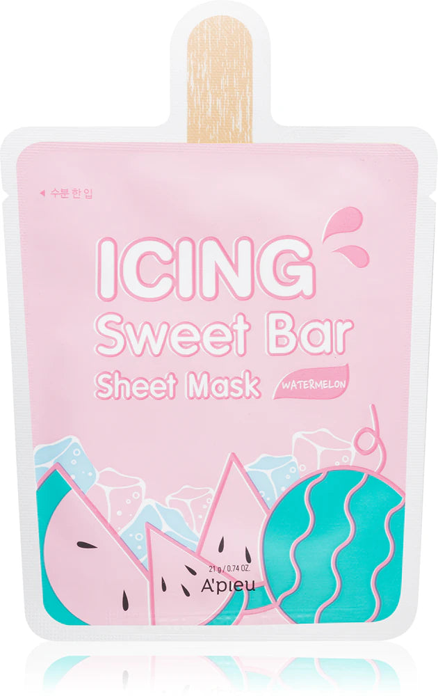 A'pieu Icing Sweet Bar Mask Watermelon sheet mask 3 x 21g