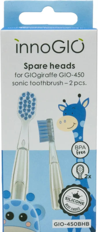 innoGIO GIOGiraffe Spare Heads for Sonic Toothbrush