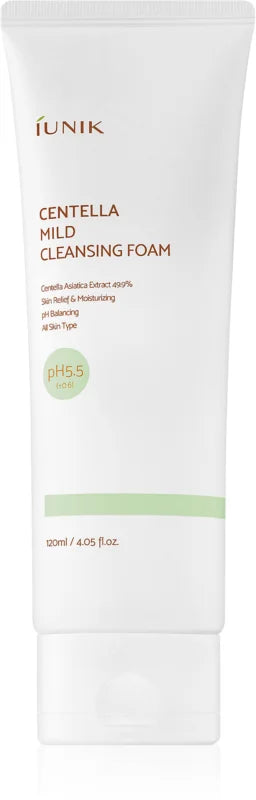 iUnik Centella mild cleansing foam 120 ml