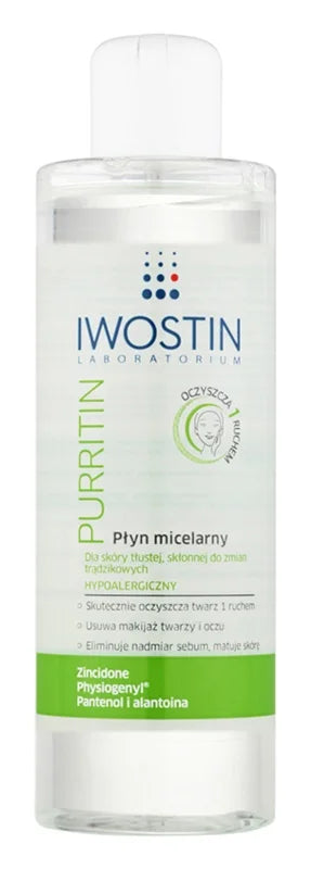 iwostin Purritin Cleansing micellar water 215 ml