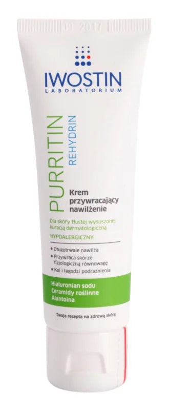 iwostin Purritin Rehydrin Moisturizing cream 40 ml