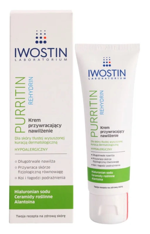 iwostin Purritin Rehydrin Moisturizing cream 40 ml